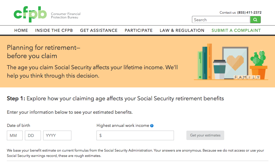 CFPB Releases New Tool for Retirement